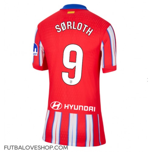 Dres Atletico Madrid Alexander Sorloth #9 Domáci pre Ženy 2024-25 Krátky Rukáv